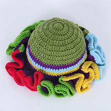 Load image into Gallery viewer, Adult lace beanie hat fashion and versatile ruffle pullover hat AE4147
