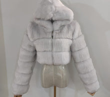 Load image into Gallery viewer, Faux Fur Jacket Faux Fox Fur Long Sleeve(AY1358)