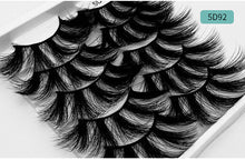 Load image into Gallery viewer, 5 pairs of 25mm Imitation mink eyelashes