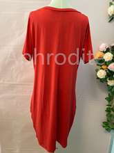 Load image into Gallery viewer, Fashion V Neck Print Dress AY1696