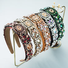Load image into Gallery viewer, Full rhinestone baroque retro headband(AE4060)