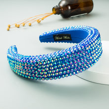 Load image into Gallery viewer, Hot selling flash diamond broad brim headband