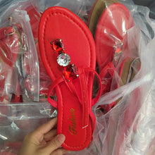 Load image into Gallery viewer, Fashionable shiny rhinestone sandals(HPSD173)