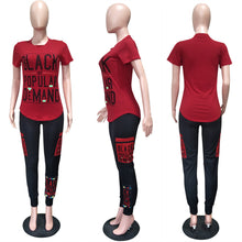 Load image into Gallery viewer, Trend letter printing two-piece set(AY1650)