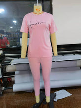 Load image into Gallery viewer, Fashion Printed Short Sleeve T-Shirt Set(AY1972)