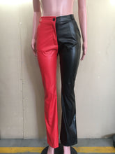 Load image into Gallery viewer, Matching PU flared pants(AY1626)