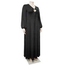 Load image into Gallery viewer, Sexy slit cutout lace-up dress(AY1718)