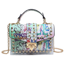 Load image into Gallery viewer, Graffiti transparent jelly bag(AB2054)