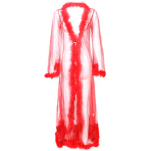 Load image into Gallery viewer, Sexy Plush Lace Long Nightdress