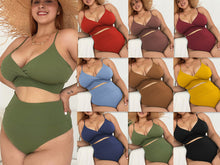 Load image into Gallery viewer, Sexy Solid Color Bikini Swimsuit Two Piece(AY1742)