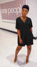 Load image into Gallery viewer, V-neck split top and shorts two-piece set AY2055