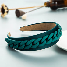 Load image into Gallery viewer, Fashion color chain macaron headband(AE4055)