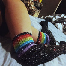Load image into Gallery viewer, Sexy belt drilled knee long socks(AE4044)
