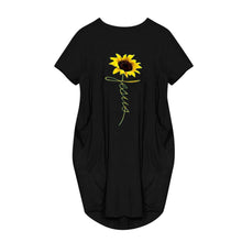 Load image into Gallery viewer, Casual Print Pocket Dress(AY1730)