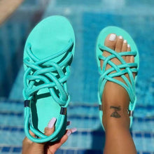 Load image into Gallery viewer, New style rope foot sandals JG0128