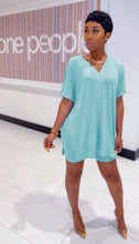 Load image into Gallery viewer, V-neck split top and shorts two-piece set AY2055