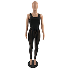 Load image into Gallery viewer, Sexy sheer mesh pants two-piece set AY2032