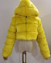 Load image into Gallery viewer, Faux Fur Jacket Faux Fox Fur Long Sleeve(AY1358)