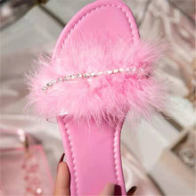 Load image into Gallery viewer, Summer Fluffy slippers
