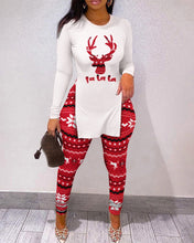 Load image into Gallery viewer, Fashion letter printing two-piece set(AY1599)