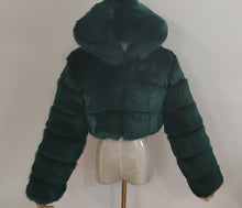 Load image into Gallery viewer, Faux Fur Jacket Faux Fox Fur Long Sleeve(AY1358)