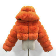 Load image into Gallery viewer, Faux Fur Jacket Faux Fox Fur Long Sleeve(AY1358)