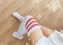 Load image into Gallery viewer, Sexy belt drilled knee long socks(AE4044)