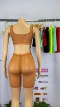 Load image into Gallery viewer, Mesh suspender vest tight shorts sportswear AY1942