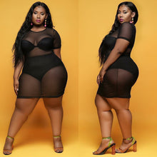 Load image into Gallery viewer, See-through solid color dress (without inner)AY1773