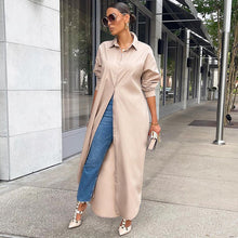 Load image into Gallery viewer, Fashion Solid Color Long Shirt (AY1669)