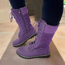 Load image into Gallery viewer, Snow boots mid-tube flat-heel round Martin boots(HPSD168)