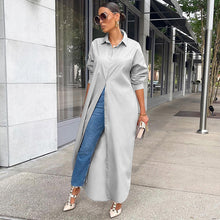 Load image into Gallery viewer, Fashion Solid Color Long Shirt (AY1669)