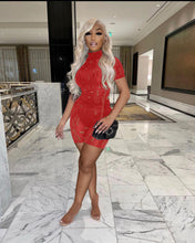 Load image into Gallery viewer, Fashion Ripped Short Sleeve Shorts Two Piece Set(AY1804)