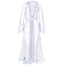 Load image into Gallery viewer, Sexy Plush Lace Long Nightdress