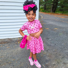 Load image into Gallery viewer, Children's printed short skirt set AY3014
