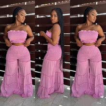 Load image into Gallery viewer, Sexy patchwork bra pants two-piece set AY3076
