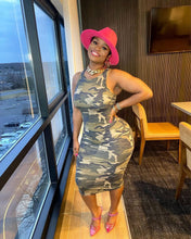 Load image into Gallery viewer, Fashion printed camouflage dress AY2998
