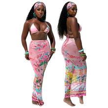 Load image into Gallery viewer, Fashionable women's swimsuit three piece set AY3654
