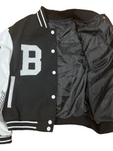 Load image into Gallery viewer, Fashion embroidered PU button baseball jacket AY3188
