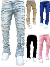 Load image into Gallery viewer, Fashion patch men's jeans AY3194
