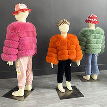 Load image into Gallery viewer, Hot selling children's fur coat AY3248
