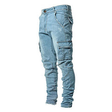 Load image into Gallery viewer, Casual men's fashion denim overalls AY3399
