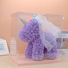 Load image into Gallery viewer, Valentine's Day gift rose unicorn AE4125
