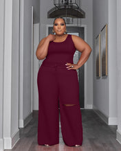 Load image into Gallery viewer, Plus size women's two-piece set AY2749
