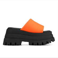 Load image into Gallery viewer, Fashion muffin heel thick sole sandals HPSD258
