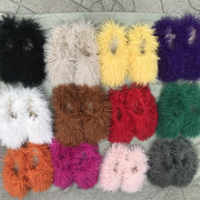 Load image into Gallery viewer, Faux Beach Wool Cotton Slippers（HPSD241）

