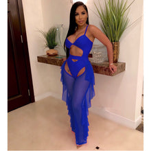 Load image into Gallery viewer, Sexy solid color mesh two-piece set（AY1807）

