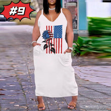Load image into Gallery viewer, Plus  loose print large dress AY2077
