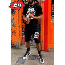 Load image into Gallery viewer, Men's T-shirt loose Street suit AY2078
