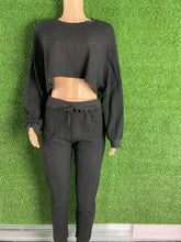 Load image into Gallery viewer, Fashion waffle pattern loose casual two-piece set(AY2485)
